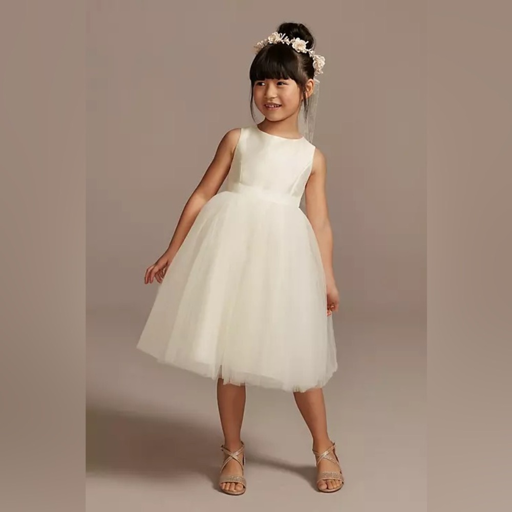 David’s Bridal Flower Girl Dress, Size 24M